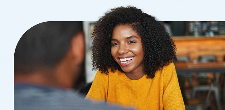 People talking in meeting