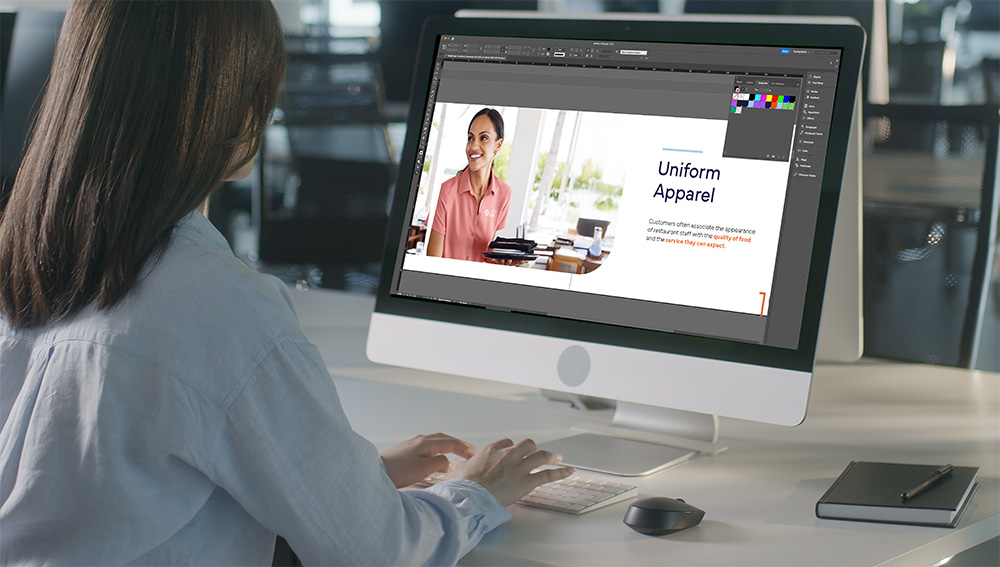 Person working on computer